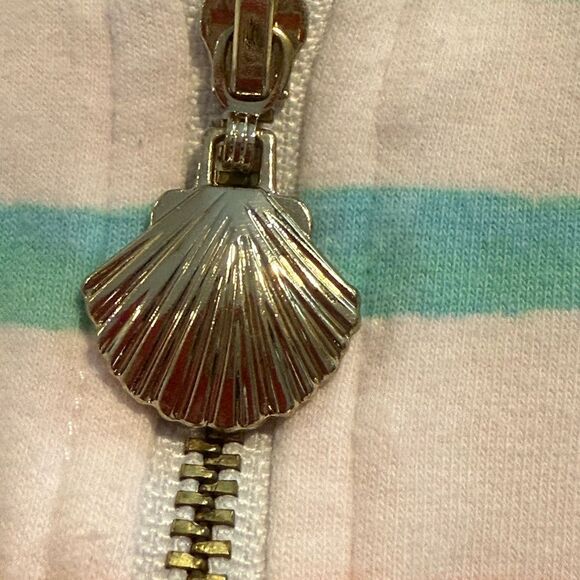 Lilly Pulitzer Skipper Popover Size XS Multi-Colored Stripe Cats Meow Print - Picture 8 of 14